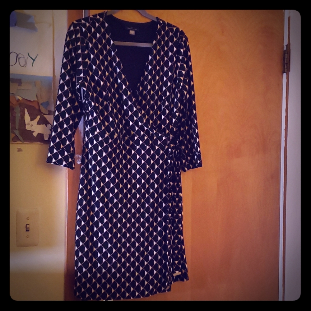 Tommy Hillfiger mock wrap dress